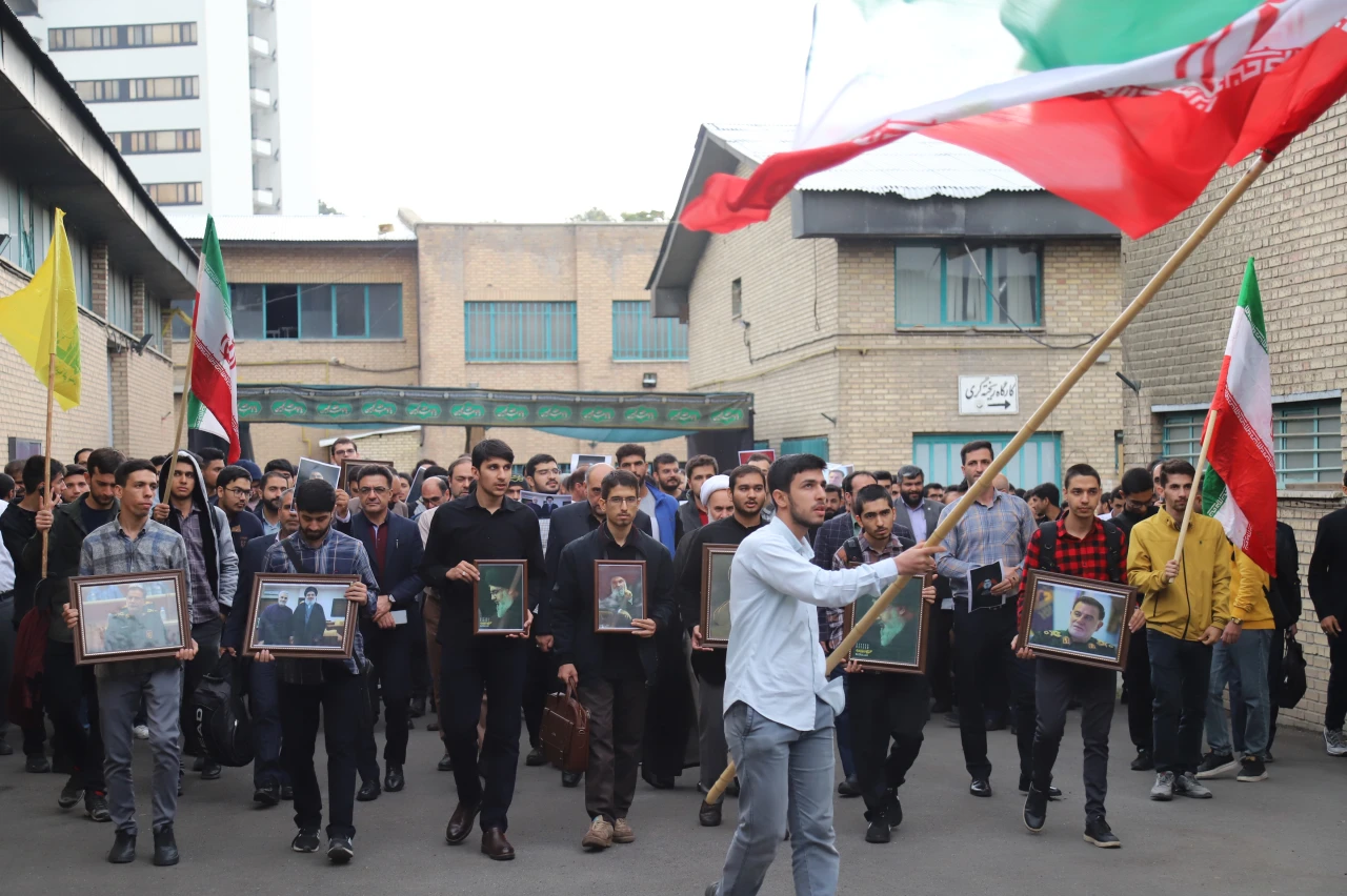 راهپیمایی دانشگاهیان در عزای سید مقاومت و محکومیت جنایات رژیم صهیونیستی